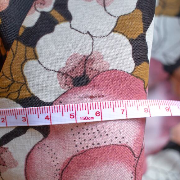 Vintage Pink and White Floral Midi Skirt Size XS - Picture 5 of 6